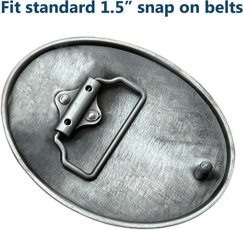 Seternaly Western Cowboy/Cowgirl Belt Buckles Punk Rodeo Horseman Belt Buckle for Men Women Boy Girl Youth - Image 3